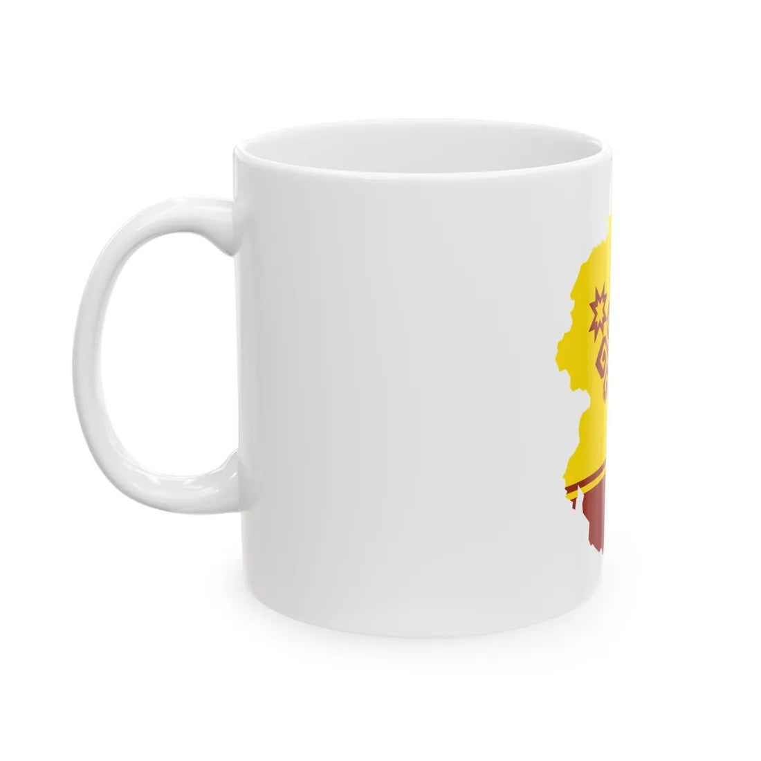Chuvash-geo-stub (Russia) White Coffee Mug - Go Mug Yourself