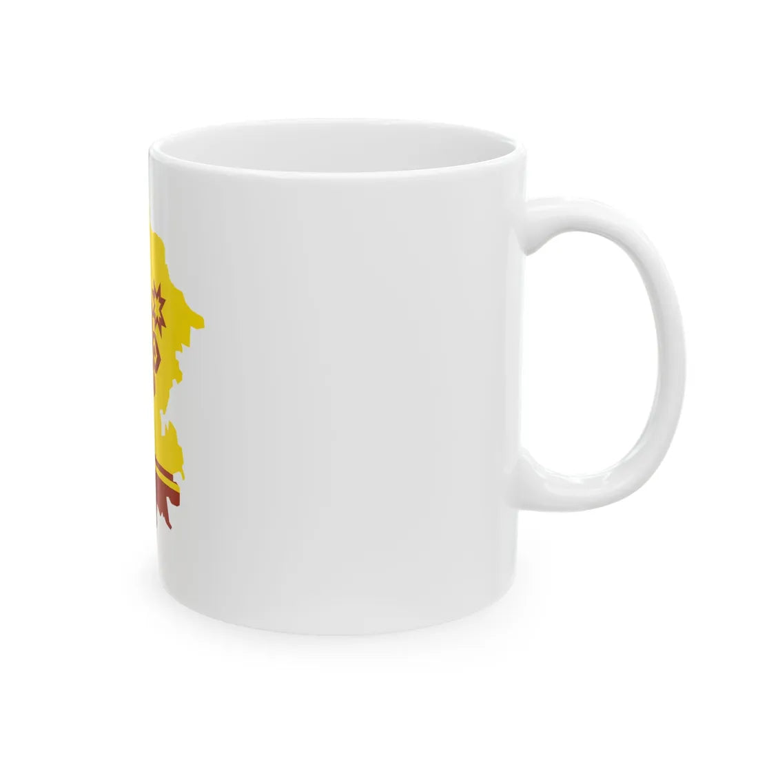 Chuvash-geo-stub (Russia) White Coffee Mug - Go Mug Yourself