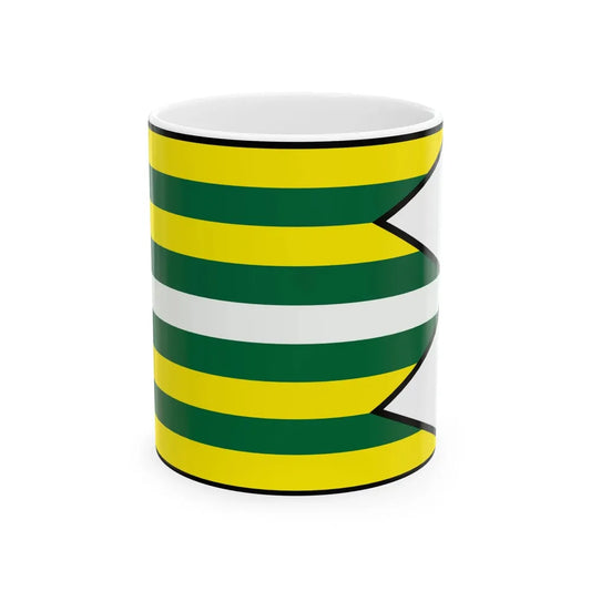 Chvojnica Myjava Flag (Slovakia) White Coffee Mug 11oz - Go Mug Yourself