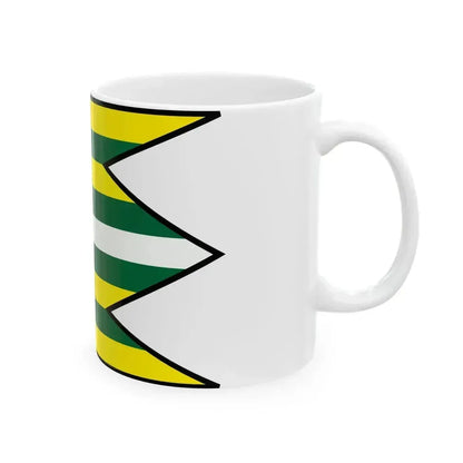 Chvojnica Myjava Flag (Slovakia) White Coffee Mug - Go Mug Yourself