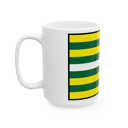 Chvojnica Myjava Flag (Slovakia) White Coffee Mug - Go Mug Yourself