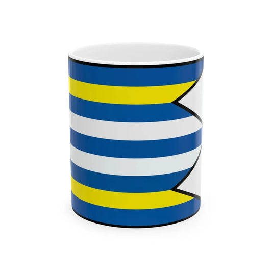 Chvojnica Prievidza Flag (Slovakia) White Coffee Mug 11oz - Go Mug Yourself