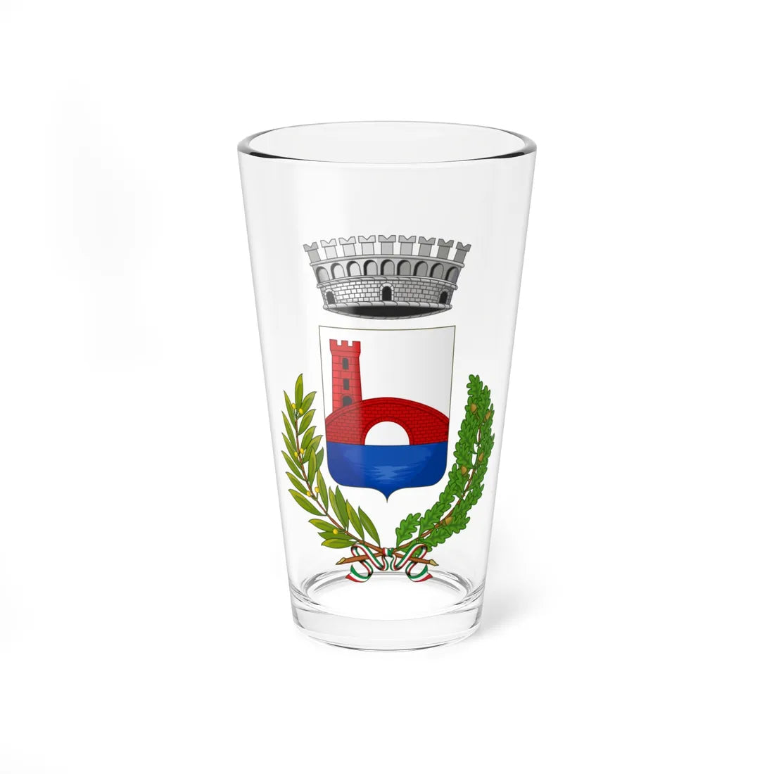 Cicagna-Stemma (Italy) (Coat of Arms) Pint Glass 16oz 16oz - Go Mug Yourself