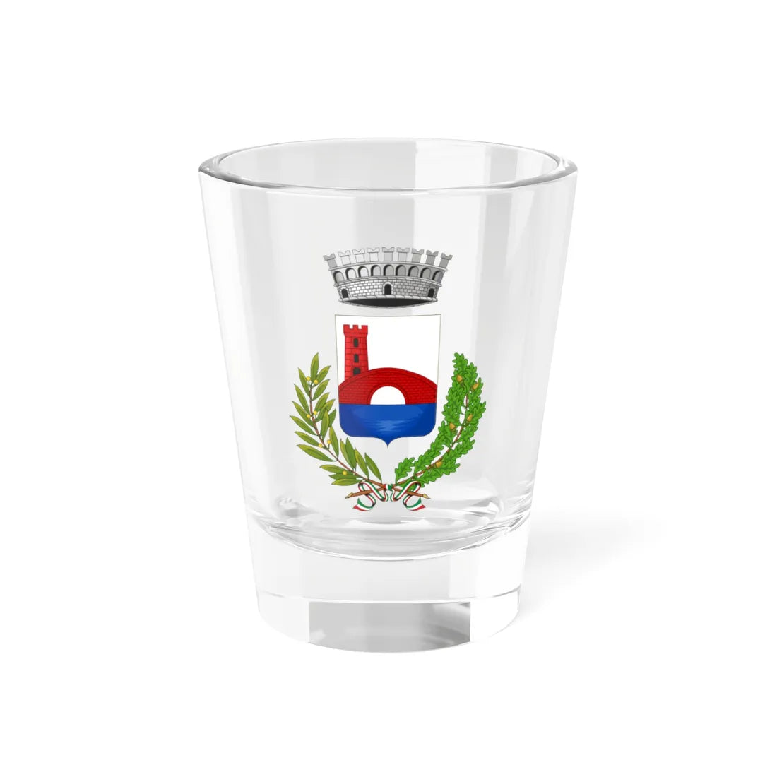 Cicagna-Stemma (Italy) (Coat of Arms) Shot Glass 1.5oz 1.5oz - Go Mug Yourself