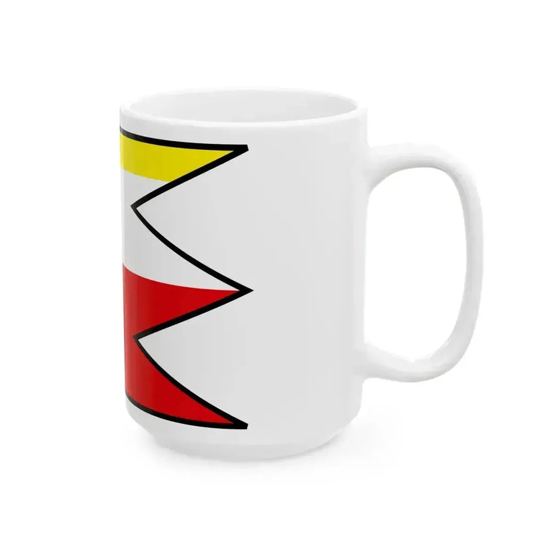 Cicarovce Michalovce Flag (Slovakia) White Coffee Mug - Go Mug Yourself