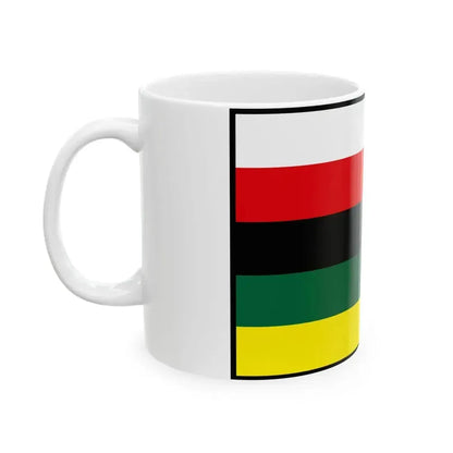 Cierna Trebisov Flag (Slovakia) White Coffee Mug - Go Mug Yourself