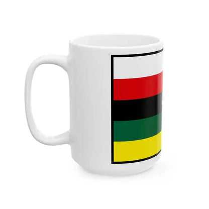 Cierna Trebisov Flag (Slovakia) White Coffee Mug - Go Mug Yourself