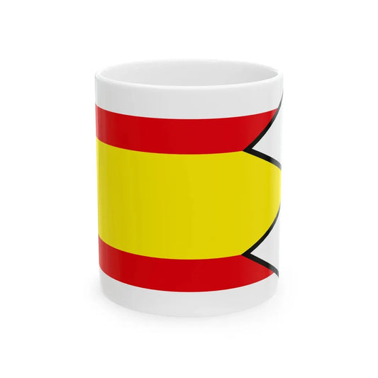Cifare Nitra Flag (Slovakia) White Coffee Mug 11oz - Go Mug Yourself