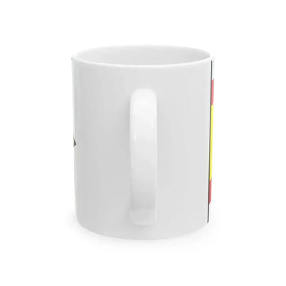 Cifare Nitra Flag (Slovakia) White Coffee Mug - Go Mug Yourself