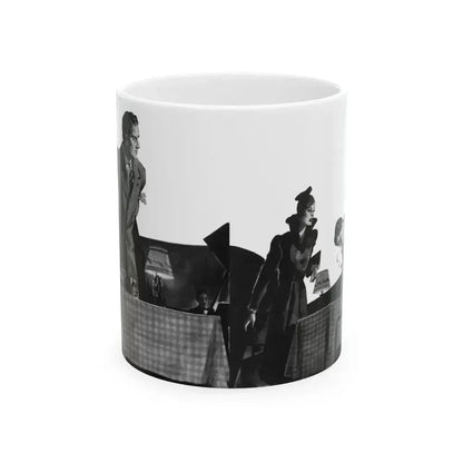 Cigarettes in the Dark, Pleasure magazine, Winter 1937 - White Coffee Mug 11oz - Go Mug Yourself
