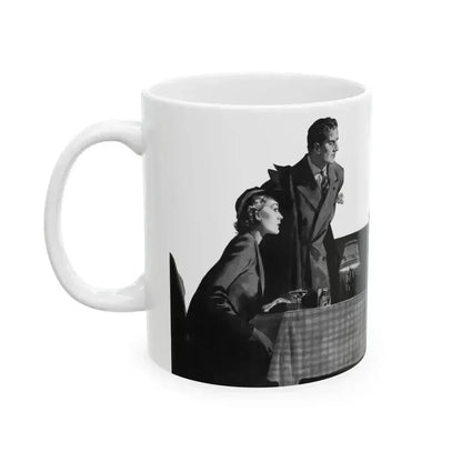 Cigarettes in the Dark, Pleasure magazine, Winter 1937 - White Coffee Mug - Go Mug Yourself