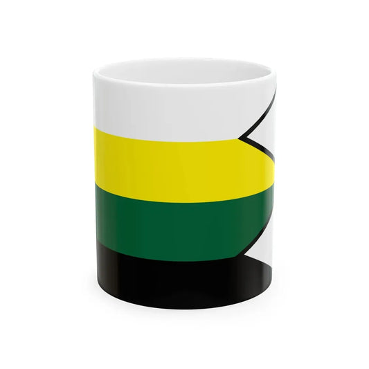 Cigel Prievidza Flag (Slovakia) White Coffee Mug 11oz - Go Mug Yourself