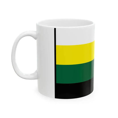 Cigel Prievidza Flag (Slovakia) White Coffee Mug - Go Mug Yourself