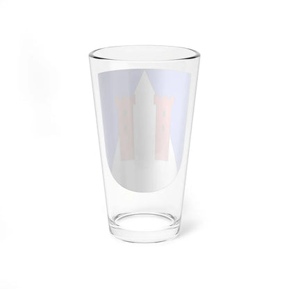 Cimadera-coat of arms (Switzerland) (Coat of Arms) Pint Glass 16oz - Go Mug Yourself