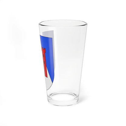 Cimadera-coat of arms (Switzerland) (Coat of Arms) Pint Glass 16oz - Go Mug Yourself