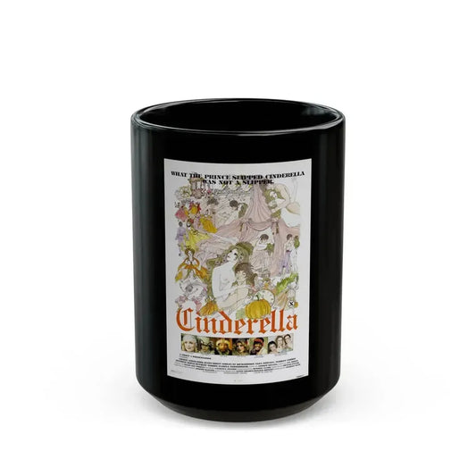 CINDERELLA 1977 Movie Poster - Black Coffee Mug 15oz - Go Mug Yourself