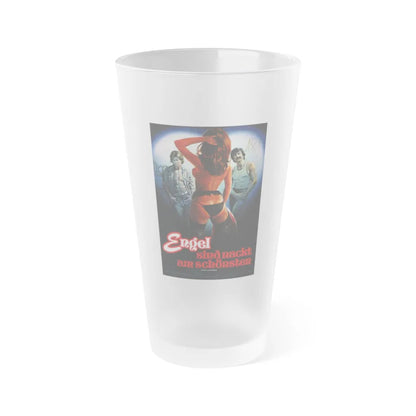 CINDY'S LOVE GAMES 1979 Movie Poster - Frosted Pint Glass 16oz-16oz-Frosted-Go Mug Yourself