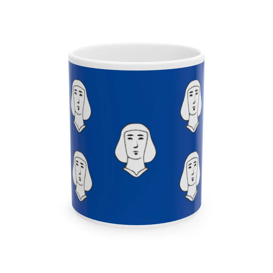 Cineyvlag (Belgium) White Coffee Mug 11oz - Go Mug Yourself