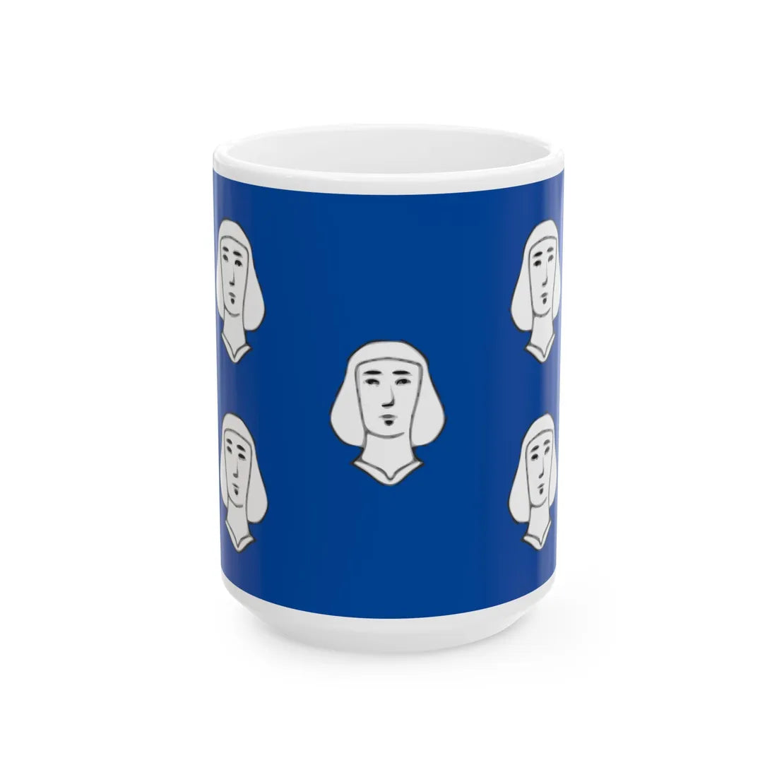 Cineyvlag (Belgium) White Coffee Mug 15oz - Go Mug Yourself