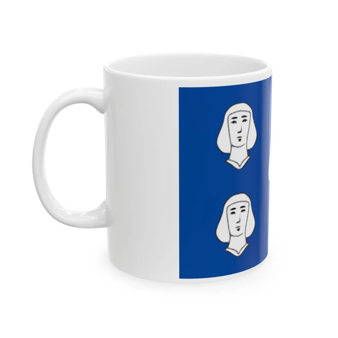Cineyvlag (Belgium) White Coffee Mug - Go Mug Yourself