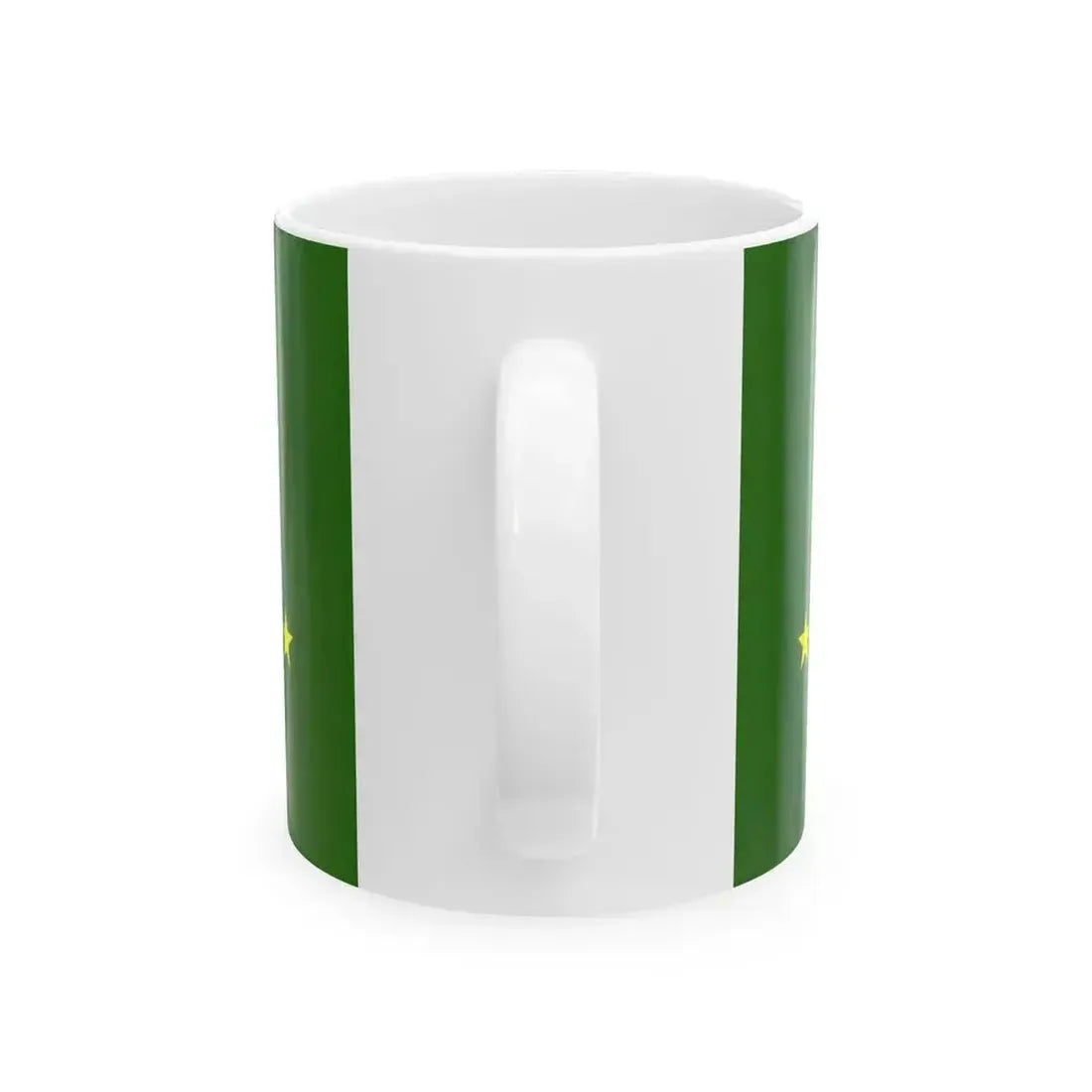 Circassian flag (Russia) White Coffee Mug - Go Mug Yourself