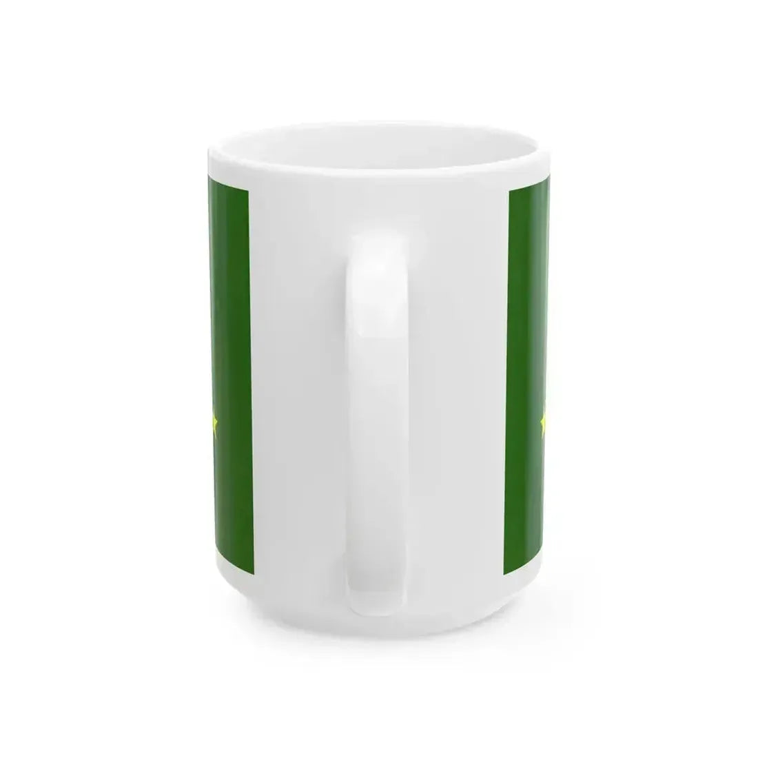Circassian flag (Russia) White Coffee Mug - Go Mug Yourself