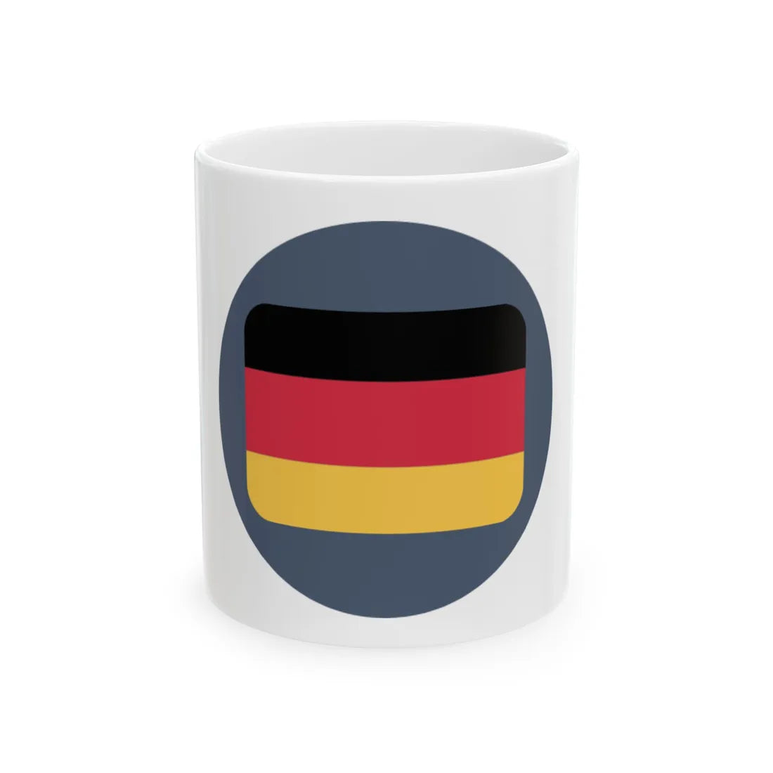 Circle-icons-germany (Germany) White Coffee Mug 11oz - Go Mug Yourself