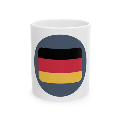 Circle-icons-germany (Germany) White Coffee Mug 11oz - Go Mug Yourself