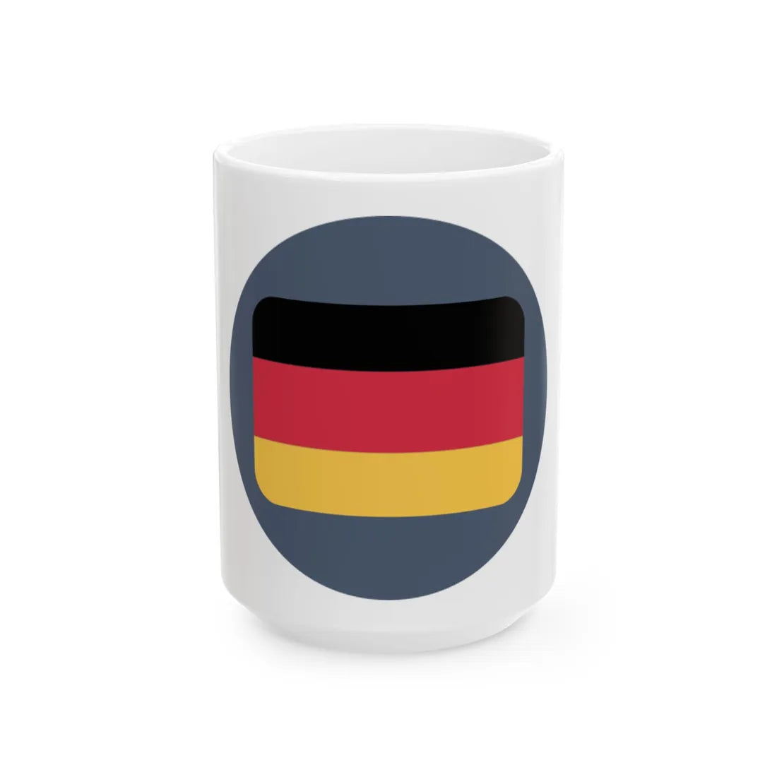 Circle-icons-germany (Germany) White Coffee Mug 15oz - Go Mug Yourself
