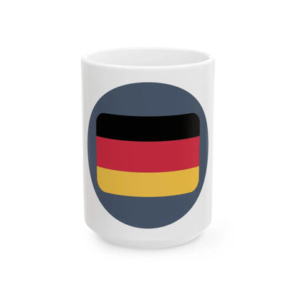 Circle-icons-germany (Germany) White Coffee Mug 15oz - Go Mug Yourself