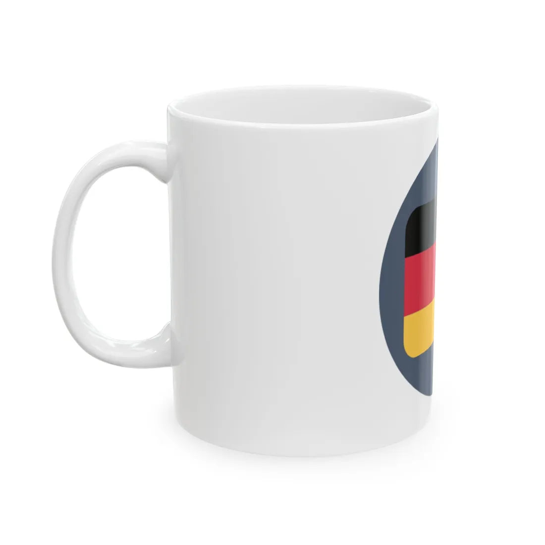 Circle-icons-germany (Germany) White Coffee Mug - Go Mug Yourself