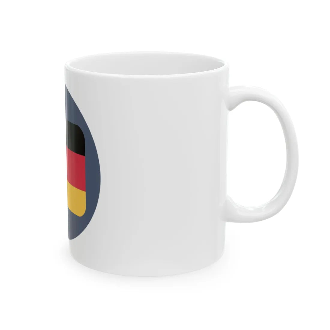 Circle-icons-germany (Germany) White Coffee Mug - Go Mug Yourself