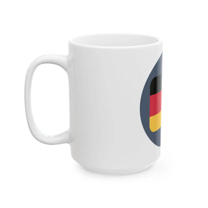 Circle-icons-germany (Germany) White Coffee Mug - Go Mug Yourself