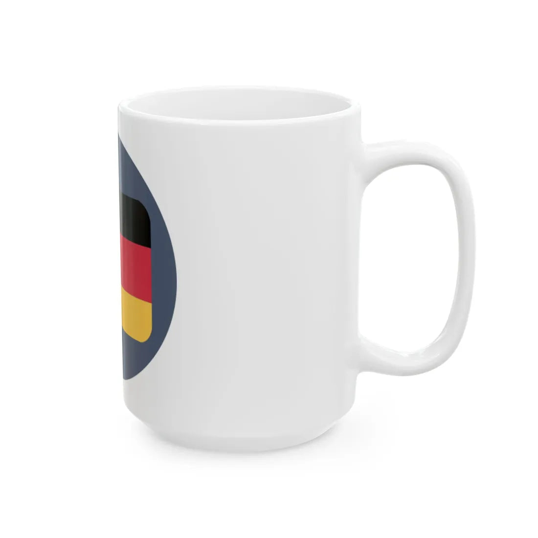 Circle-icons-germany (Germany) White Coffee Mug - Go Mug Yourself