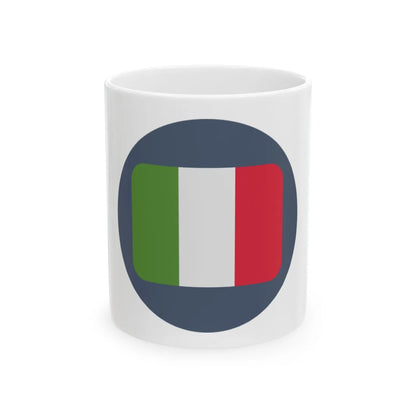 Circle-icons-italy (Italy) White Coffee Mug 11oz - Go Mug Yourself
