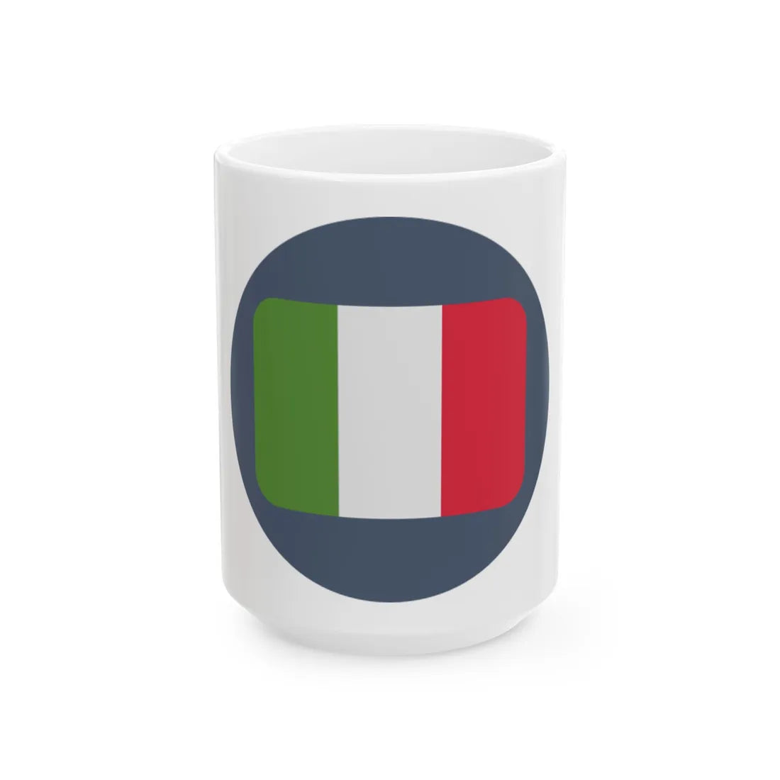 Circle-icons-italy (Italy) White Coffee Mug 15oz - Go Mug Yourself