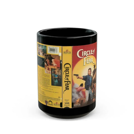 CIRCLE OF FEAR (VHS COVER) - Black Coffee Mug 15oz - Go Mug Yourself