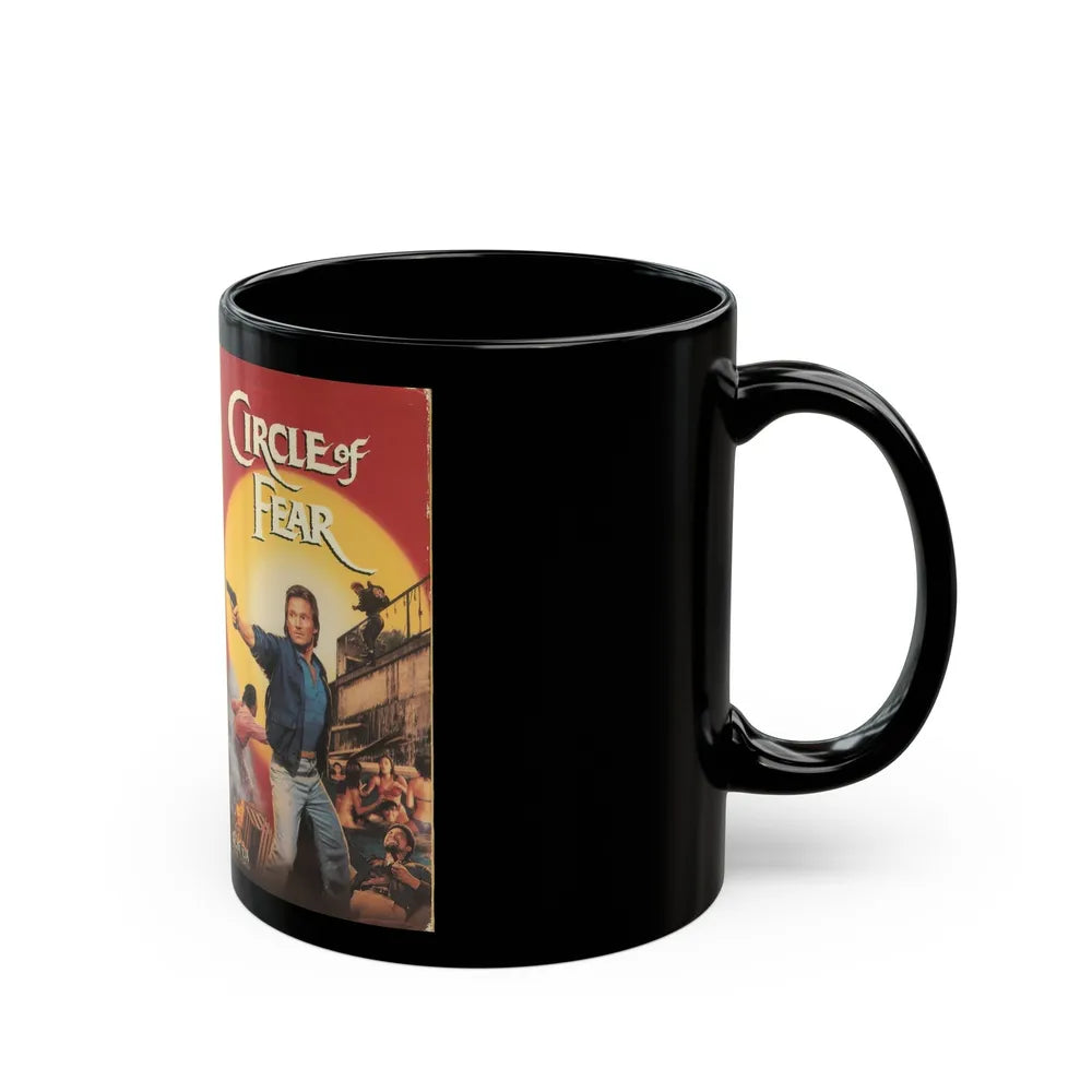 CIRCLE OF FEAR (VHS COVER) - Black Coffee Mug-Go Mug Yourself