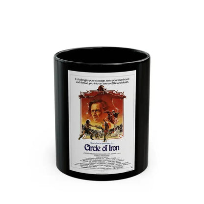 CIRCLE OF IRON 1978 Movie Poster - Black Coffee Mug 11oz - Go Mug Yourself