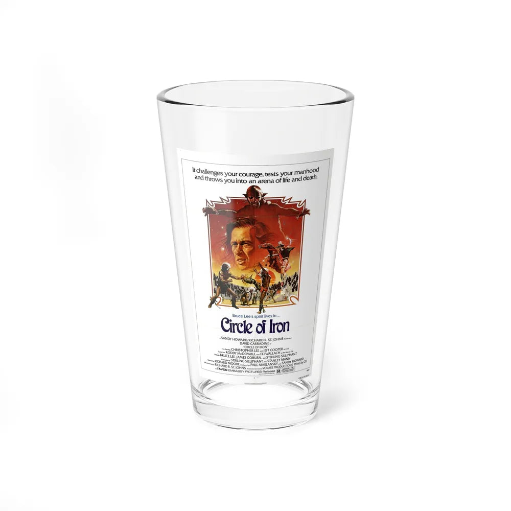 CIRCLE OF IRON 1978 Movie Poster - Pint Glass 16oz-16oz-Go Mug Yourself