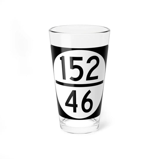 Circle sign 152-46 (Virginia) (Road Sign) Pint Glass 16oz 16oz - Go Mug Yourself