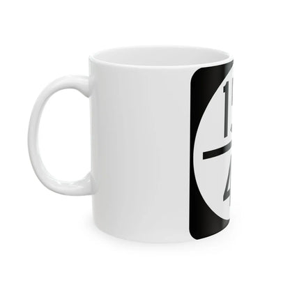 Circle sign 152-46 (Virginia) (Road Sign) White Coffee Mug - Go Mug Yourself