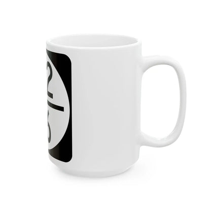 Circle sign 152-46 (Virginia) (Road Sign) White Coffee Mug - Go Mug Yourself