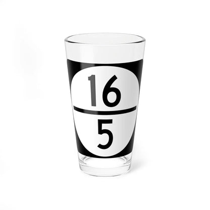 Circle sign 16-5 (Virginia) (Road Sign) Pint Glass 16oz 16oz - Go Mug Yourself
