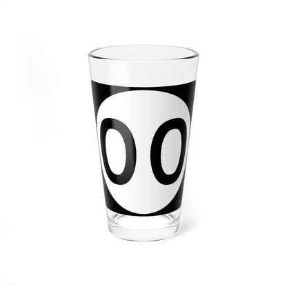 Circle sign 2-digit template (Mississippi) (Road Sign) Pint Glass 16oz 16oz - Go Mug Yourself