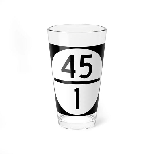 Circle sign 45-1 (Virginia) (Road Sign) Pint Glass 16oz 16oz - Go Mug Yourself