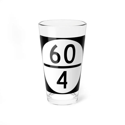 Circle sign 60-4 (Virginia) (Road Sign) Pint Glass 16oz 16oz - Go Mug Yourself