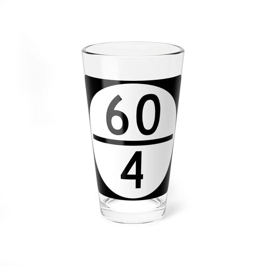 Circle sign 60-4 (Virginia) (Road Sign) Pint Glass 16oz 16oz - Go Mug Yourself