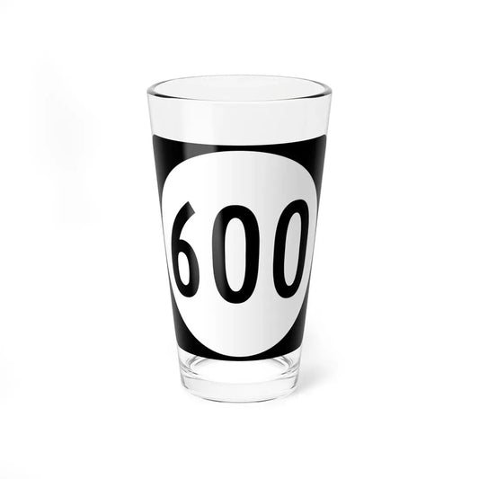 Circle sign 600 Virginia (Virginia) (Road Sign) Pint Glass 16oz 16oz - Go Mug Yourself