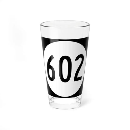Circle sign 602 Virginia (Virginia) (Road Sign) Pint Glass 16oz 16oz - Go Mug Yourself